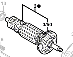 Induit réf. 1 604 010 626 BOSCH